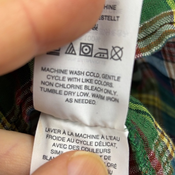 J Crew Women Long Sleeve Button Front Cotton Shirt Sz 14 Preppy Classic Office - Picture 6 of 9